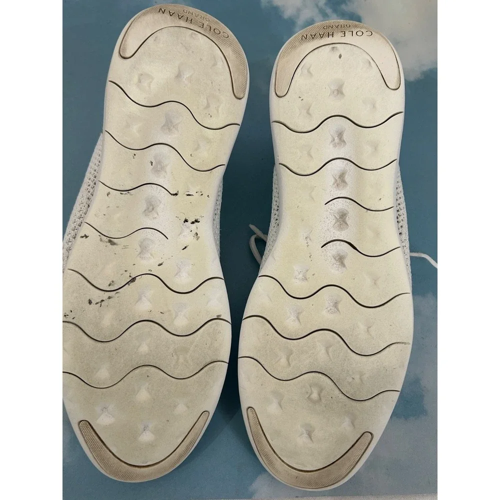 Cole Haan Zerogrand Wingtip Stitchlite‎ Oxfords White Women's Size 8.5 B W18212